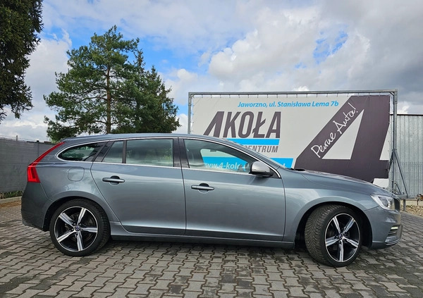 Volvo V60 cena 72900 przebieg: 179000, rok produkcji 2018 z Biskupiec małe 352